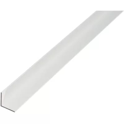 Alberts Hoekprofiel - Aluminium Wit - 25x25x1,5mm 2,6m