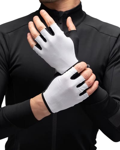 Fietshandschoenen voor Sport – Antislip Handschoenen voor Fietsen, Hardlopen en Outdoor Activiteiten - Wit - Maat S