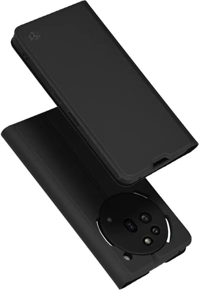 Hoesje geschikt voor Nothing Phone (3a) Pro - Techsuit Magskin Book Wallet Case - Zwart