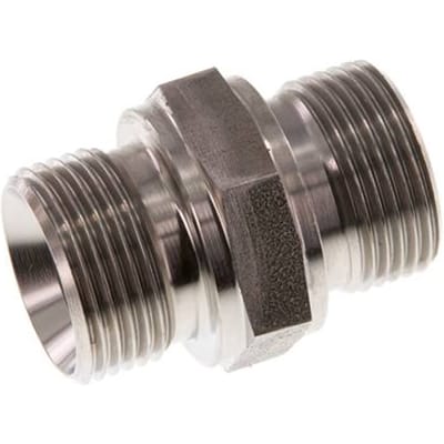 G 3/4'' RVS Borstnippel 400 Bar - Hydrauliek - FL2S-M-ST-034G-I