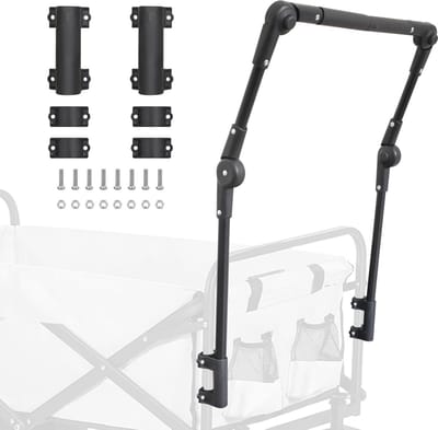 Opvouwbare Wagon met Handvat - Universele Duwgreep voor Outdoor en Camping