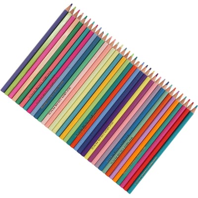 Gekleurde Potloden Diverse Kleuren Vooraf Geslepen Helder Levendig Massief Hout Tekenpotloden voor Kinderen