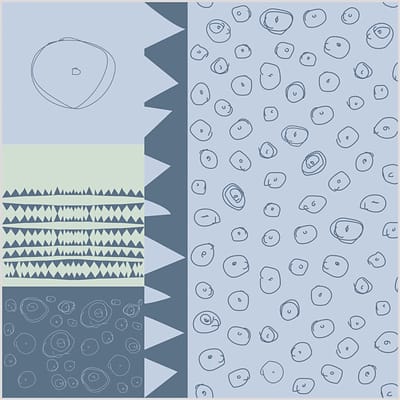 Stof, B: 145 cm, 140 gr, blauw, 1 str.m