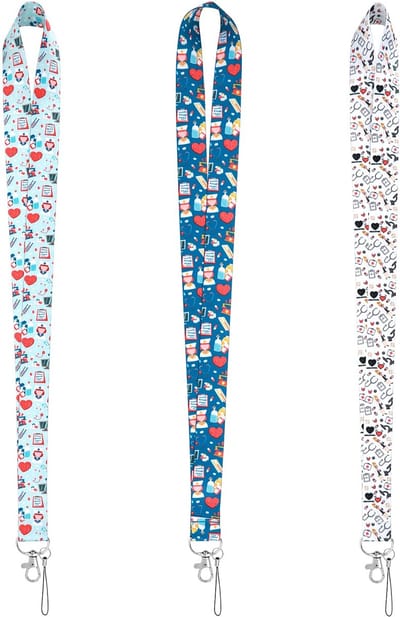 cobee ID Lanyards Strap Badge Lanyards Key Lanyard Leuk Patroon Lanyard voor Telefoon, Tas, ID-Kaarthouder Sleutelhanger Lanyard voor Vrouwen, Mannen, Kinderen
