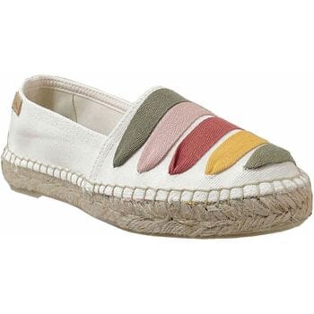 Platte espadrilles voor dames met linten | ROSE-CM