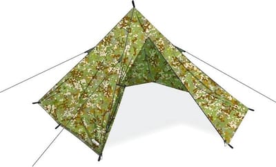 Pyramid Tent - Multicolourcam/ Legerprint - 1 Persoons