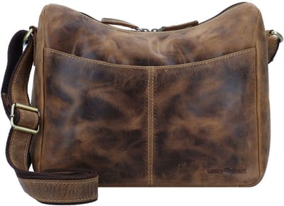 GREENBURRY schoudertas Vintage Hobo Bag Brown bruine