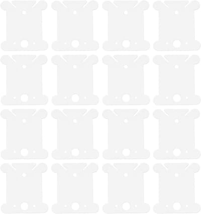 Kruissteek Wikkelbord - Floss Organisator Klossen - Garen Sorteren - Duurzaam Plastic Ontwerp - 200 Stuks - Transparant