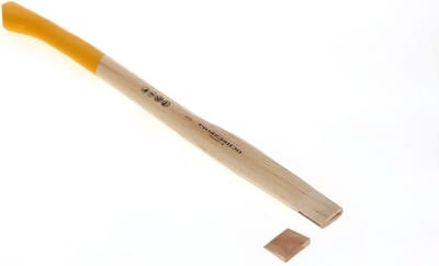 Reservesteel Hickoryhout - Vervangende steel - Houtbewerking - Ergonomische vorm - 600 mm - Natuurlijk