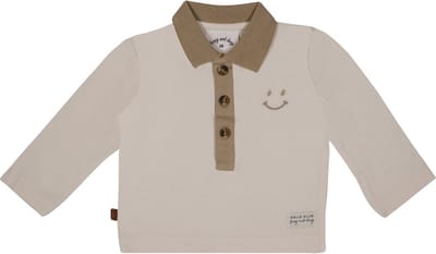 Frogs and Dogs - Smile Poloshirt | Beige - Katoen - Maat 92