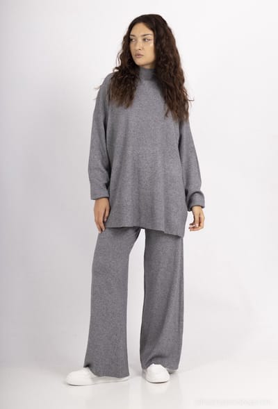 Loungewear | Huispak | Knitted | Grijs | one size