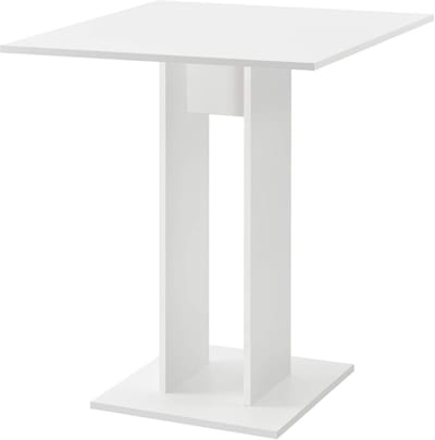 Vierkante design eettafel 65x65cm voor keuken en eetkamer