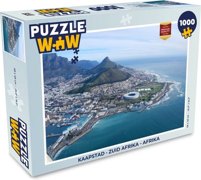 Puzzel Kaapstad - Zuid afrika - Afrika - Legpuzzel - Puzzel 1000 stukjes volwassenen