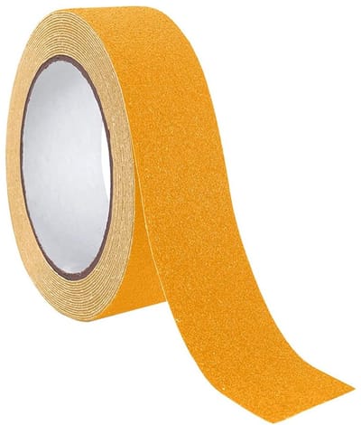 10 Meter Gele Antislip Tape - Zelfklevende Veiligheidstape voor Binnen en Buiten, Ideaal voor Trappen en Vloeren