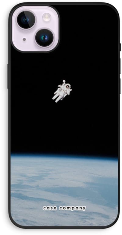 Case Company® - Hoesje geschikt voor iPhone 14 Plus hoesje - Alone in Space - Biologisch Afbreekbaar Telefoonhoesje - Bescherming alle Kanten en Schermrand