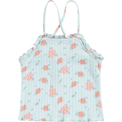 Louise Misha Tank Top Alasha Vintage Blue Flowers Size: 9M | Shirts Outlet | Unisex | Blauw