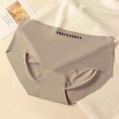 Naadloze slipje voor vrouwen ijszijde ondergoed lingerie sexy vrouwelijke ondergoed slips XL grijs