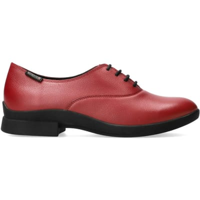 Mephisto Syla - dames veterschoen - rood - maat 40 (EU) 6.5 (UK)