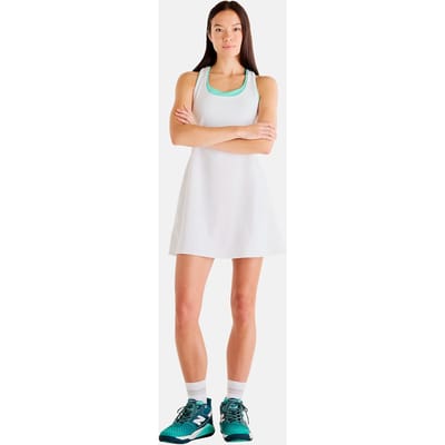 New Balance Tournament Dress Jurk Dames-wit, groen