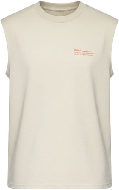 OMBRE Tanktop - Loose Fit - Katoen - Mouwloos Warmgrijs S