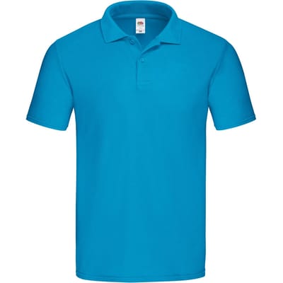 Fruit of the Loom Heren Origineel Polo Shirt (Azuurblauw)
