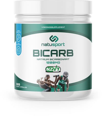 Natusport Bicarb - Natriumbicarbonaat - NZVT Gecertificeerd - 300 capsules