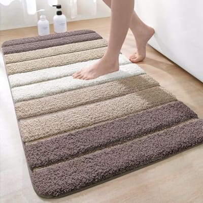 Zachte Badkamermat met Antislip Onderlaag - Absorbeert Snel Vocht