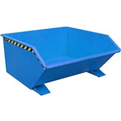Kiepbak type GU, 750 liter, blauw