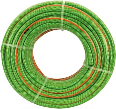 Tuinslang - Waterleidingslang - Intensief Besproeien - Drielaags Versterkt - 50 Meter 1 Inch - Groen