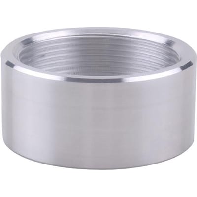 2 NPT Vrouwelijke Aluminium Lasbare Pijp Fitting Plug Toepasbaar op de Meeste Auto's zilver