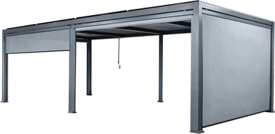 Maranza rolgordijn zijkant - Matt royal grey