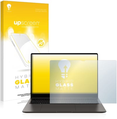 upscreen - Screenprotector voor Samsung Galaxy Book3 Ultra 16" - Folie Beschermfolie Beschermglas matte
