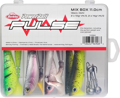 Zachte Rubberen Vis Lure Set met Jig Head Haken - 11cm