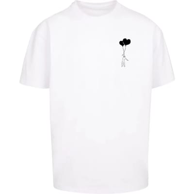 Merchcode - Love In The Air Heavy Oversize Heren T-shirt - XL - Wit