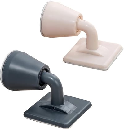 Allecto - Wandmontage Deurstoppers - Magnetische Deurstopper - Voor Bescherming van Deuren - 2 Stuks - Veiligheid - Effectieve Oplossing - Geschikt...