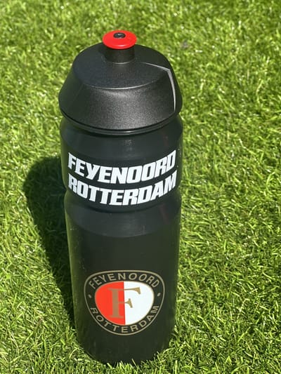 Feeyeenoord Bidon zwart - Feyenoord Rotterdam waterfles- 750 ml -