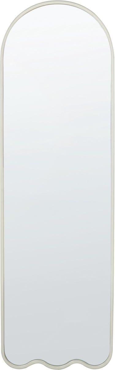 BUSSY - Wandspiegel - Gebroken wit - 45 x 145 cm - Metaal