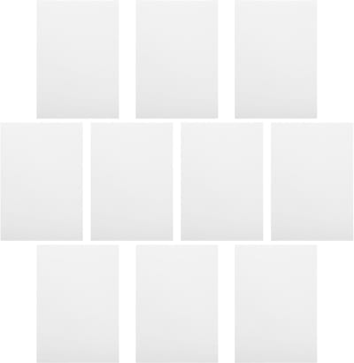 Pulp Kaartkarton - Tekstuur Papier - Kunst Projecten - Linnen Structuur - 38.5x26.5cm - Wit