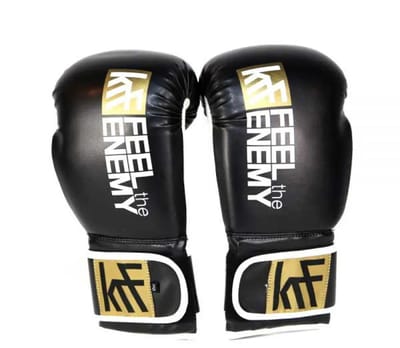 Krf Feel The Enemy New Trainingshandschoenen Zwart 8oz