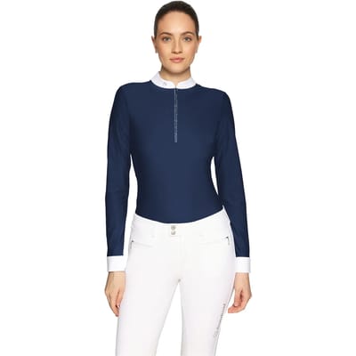 Dames wedstrijdpolo met lange mouwen Samshield Lou