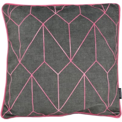 Gek op kussens! Velvet graphic pink | 45 x 45 cm | kussenhoes | velvet/polyester