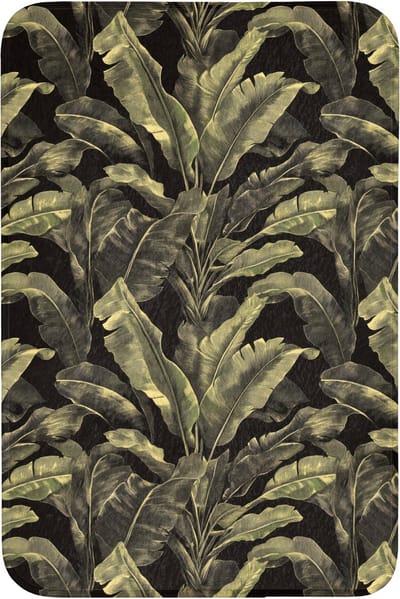 Badmat 60x90 cm - Antislip - Botanisch - Bladeren - Groen - Badmatten voor badkamer - Badkamermat - Douchemat - Badkamer mat