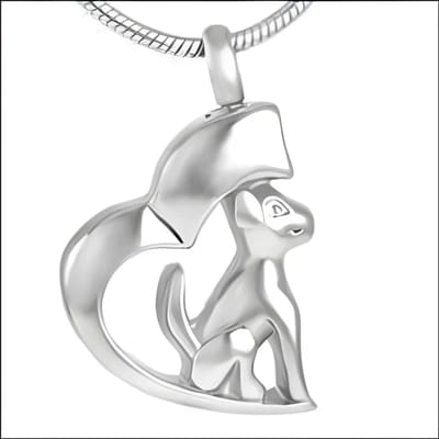 Aramat Jewels | Gedenkhangers | Stalen Ashanger Hond Zilverkleurig – 30x20mm Gedenksieraad | | | |20mm | Staal | Volwassenen | Verkleurd niet