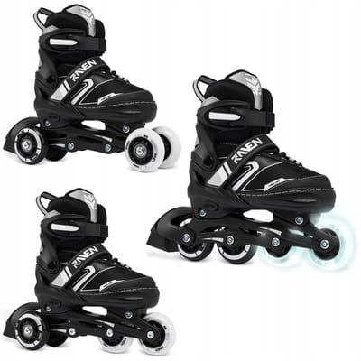 RAVEN Helixi 3w1 skates/rolschaatsen maat 30-33 LED-wiel