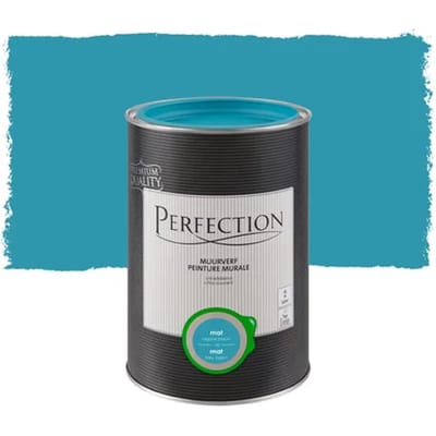 Perfection Ultradekkend Muurverf - Mat - Lagune Blauw - 1l