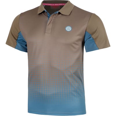 BIDI BADU Spectrum Spirit Polo Heren-Bruin,Blauw