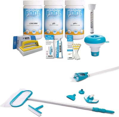 WAYS - Zwembad Onderhoud - Pakket Medium & Onderhoudsset Deluxe