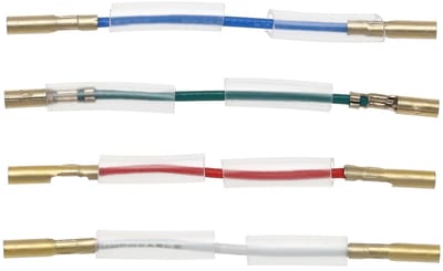 Koperen Draadset - Stereo Headshell - Draaitafel Reparatie - Zuurstofvrij Koper - 41 mm Lengte - Multicolor