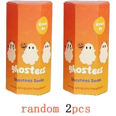 Ghostees Mystery Telefoonmaatje Halloween Geest Telefoonaccessoires Plakbare Leuke Auto Decoratie Achteruitkijkspiegel & Dashboard Decoraties