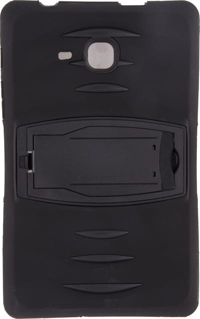 Xccess Tablethoes geschikt voor Samsung Galaxy Tab A 7.0 (2016) Hardcase Backcover | Xccess Survivor Essential | Schokbestendig Galaxy Tab A 7.0 (2016) Telefoonhoesje | Anti Shock Proof + Standaard - Zwart